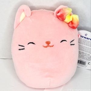 🐣 WILKA 😺 FTM Pink Cat w Bow Easter 2024 Original Squishmallow ☆》NWT《☆